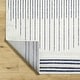 preview thumbnail 37 of 44, Livabliss Joel Mod Black/Ivory Ombre Geometric Striped Area Rug