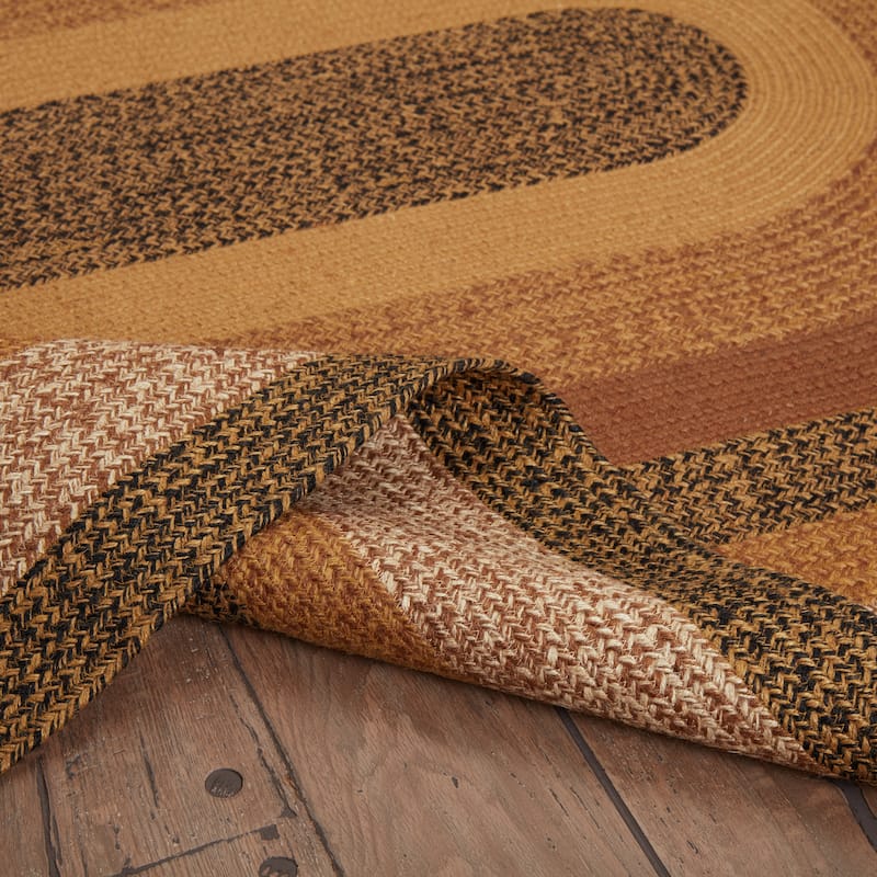 Kettle Grove Jute Rug Oval w/ Pad 60x96 - 5' x 8' Oval