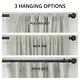 preview thumbnail 41 of 81, Exclusive Fabrics Textured Faux Dupioni Silk Thermal Blackout Curtains (1 Panel)