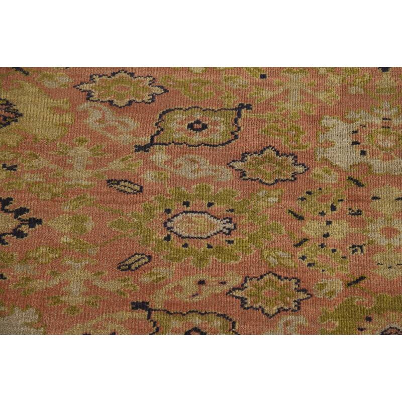 Antique Vegetable Dye Sultanabad Persian Wool Carpet - 8'9" x 11'7"