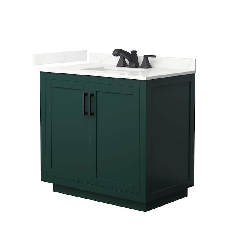 Wyndham Collection WCF292936S-QTZ-US3MXX Miranda 36" Free Standing