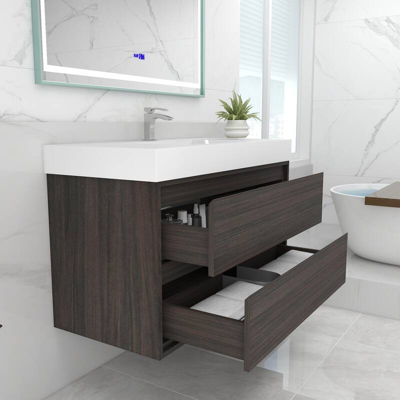 Morava 42" Floating Vanity with Single Sink - 42