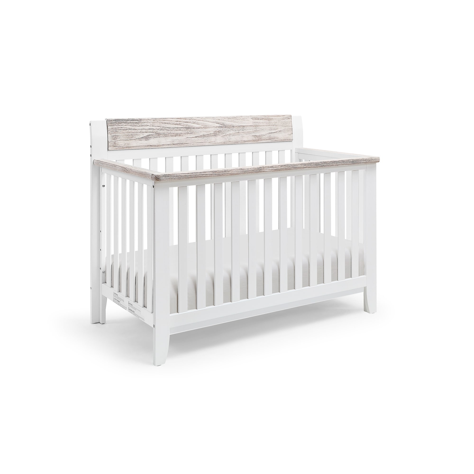 4 in 1 Convertible Crib White