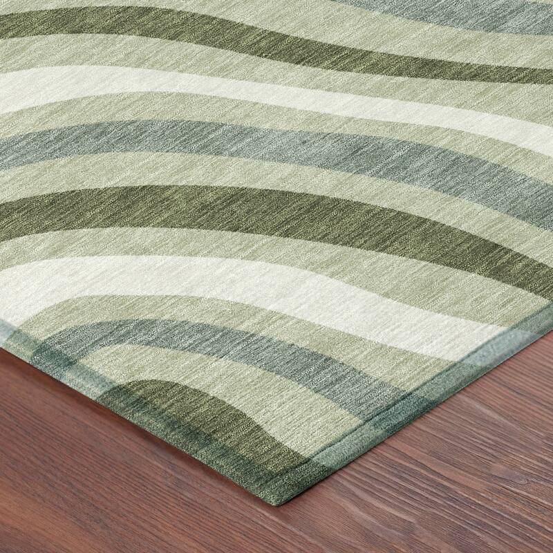 Machine Washable Indoor/ Outdoor Traditional Mimi Chantille Rug