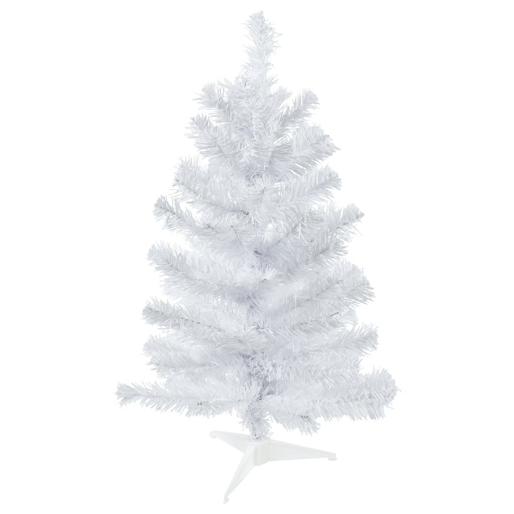 24" White Balsam Pine Mini Artificial Christmas Tree - Unlit - under-3-feet