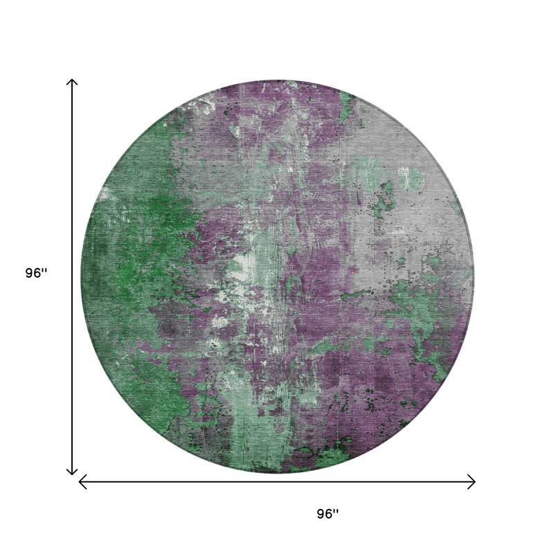HomeRoots Abstract Transitional Rectangle Outdoor Rug