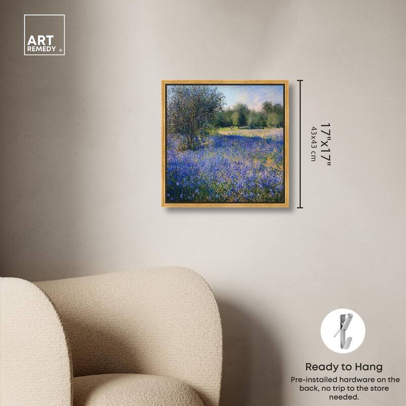 Bluebonnet Meadow I Canvas by Art Remedy