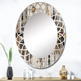Designart "Gold and Black Infinite Patterns" Abstract Shapes Modern ...