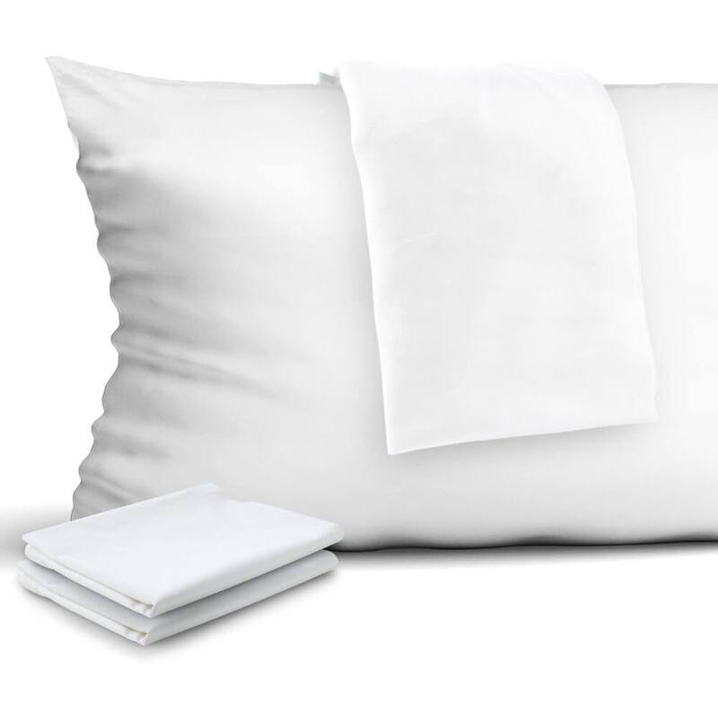 4-Pack Zippered Pillowcases 100% Egyptian Cotton Pillow Cover - 20"*30"*4