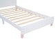 preview thumbnail 6 of 7, Twin Wood Platform Bed with House Headboard - Pine Frame