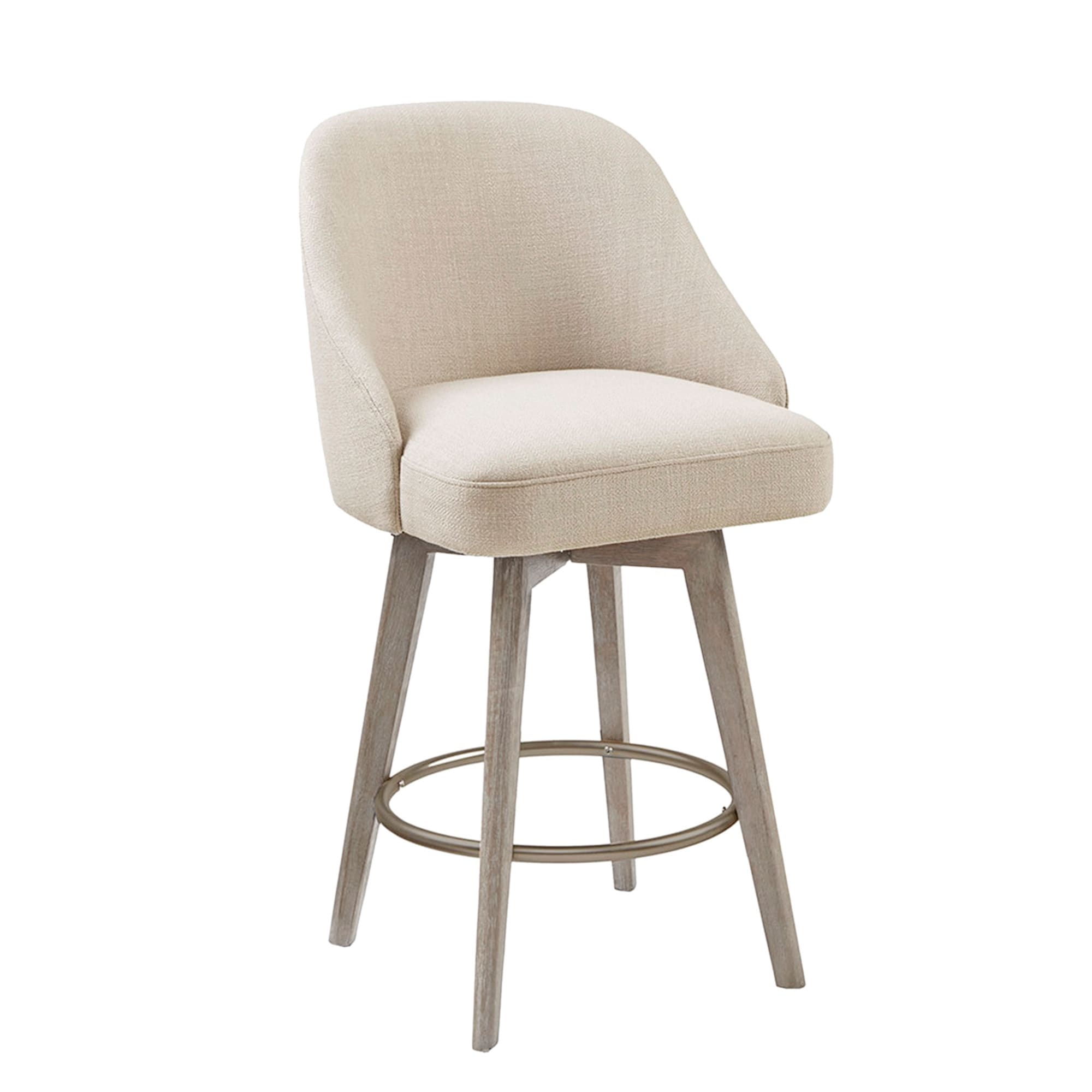 Madison Park Walsh Bar/Counter Stool With 360 degree Swivel Seat