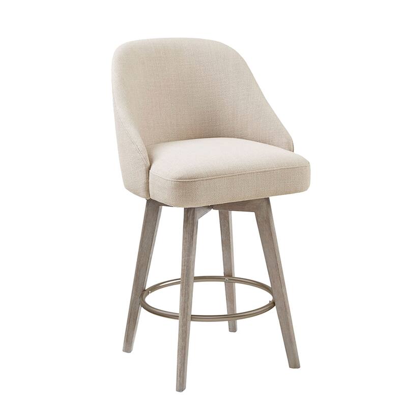 Madison Park Walsh Counter Stool With 360 degree Swivel Seat