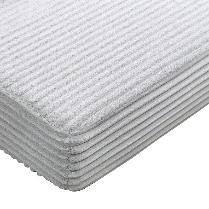 Corduroy Cloud Double Sofa, 2-in-1 Convertible Sofa Bed, Comfortable Boneless Double Sofa, Suitable for Living Room