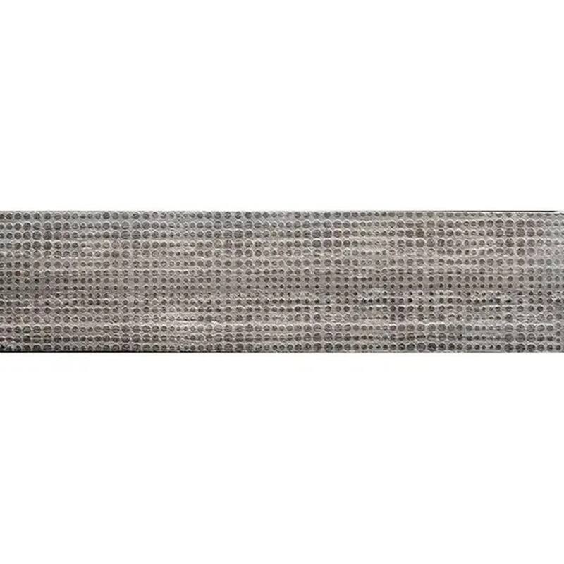 Artisana 3x12 in. Textured Etched Dot Elongated Subway Wall and Floor Tile (5 sq ft/case, 20-Pack) - Wooden Grey