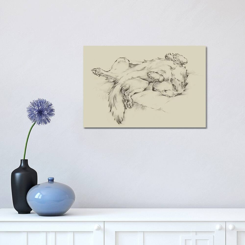 iCanvas "Dog Tired II" by Ethan Harper Canvas Print