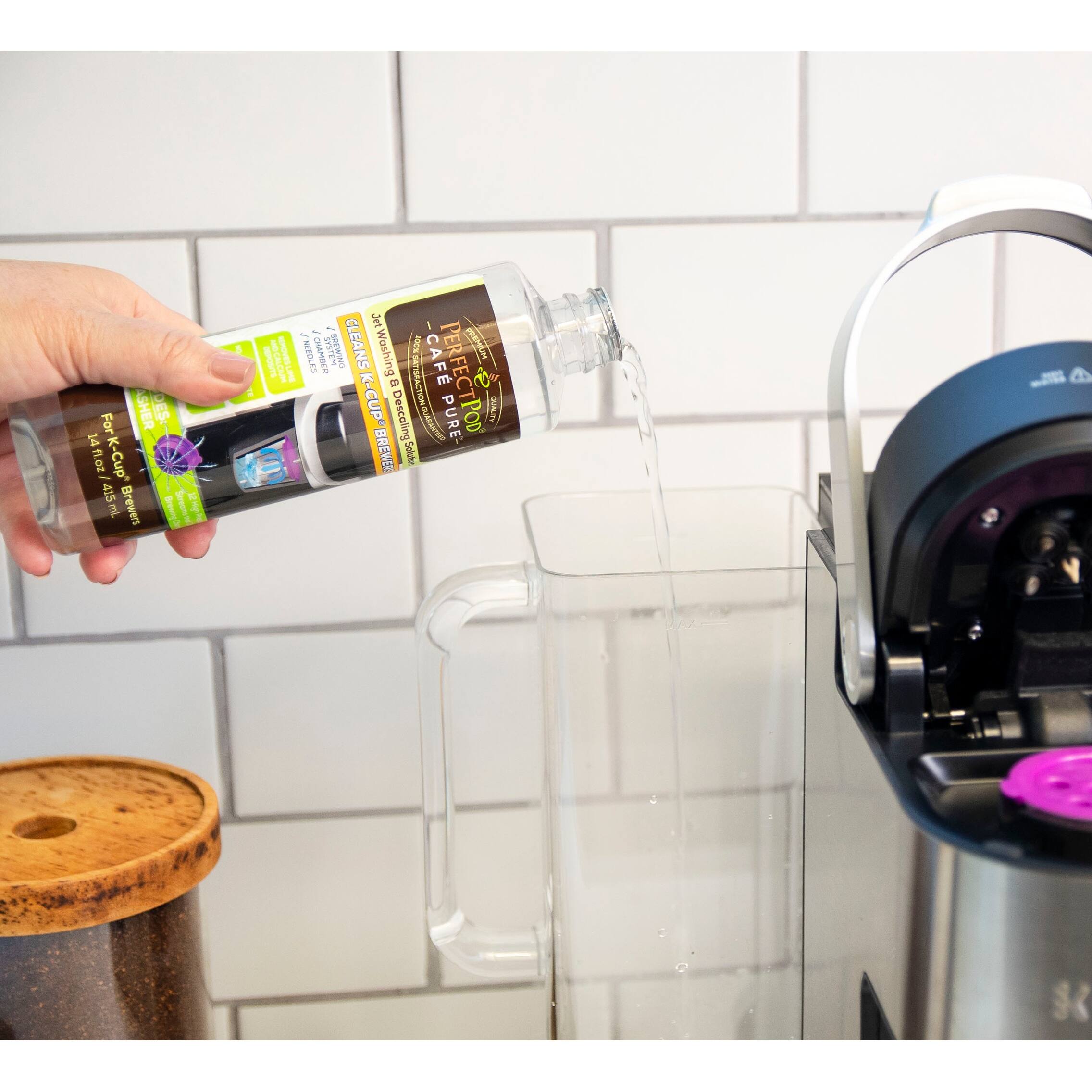 Perfect Pod 2Pack Cafe Pure KBrewer Cleaning Kit 14oz Jet Washing