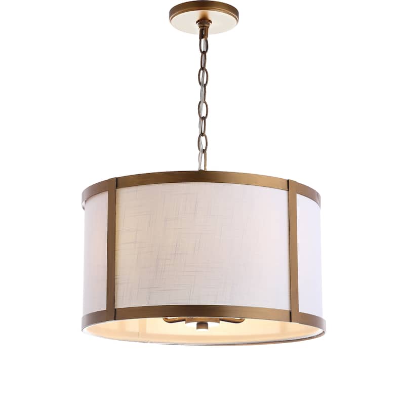 Loop 17" Metal LED Pendant Light, by JONATHAN Y