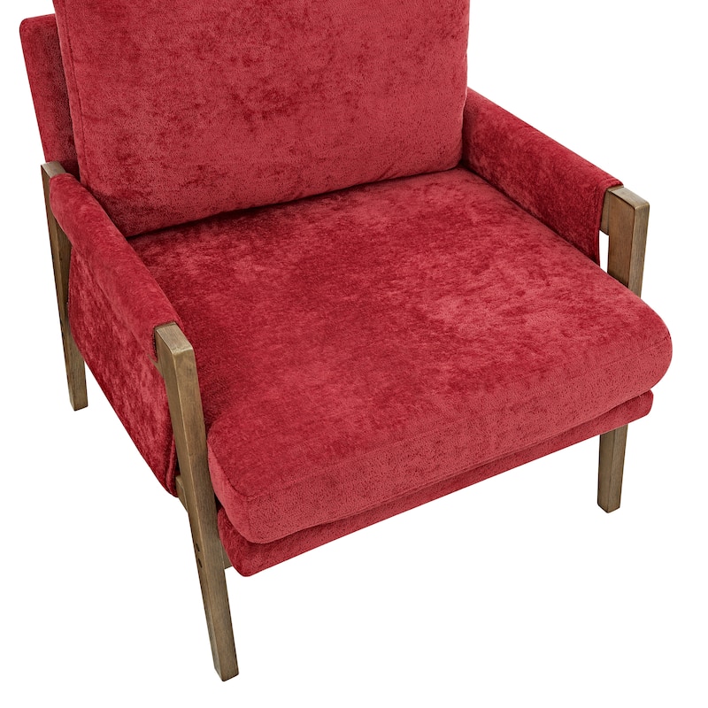 35.4" Velvet Arm Chair