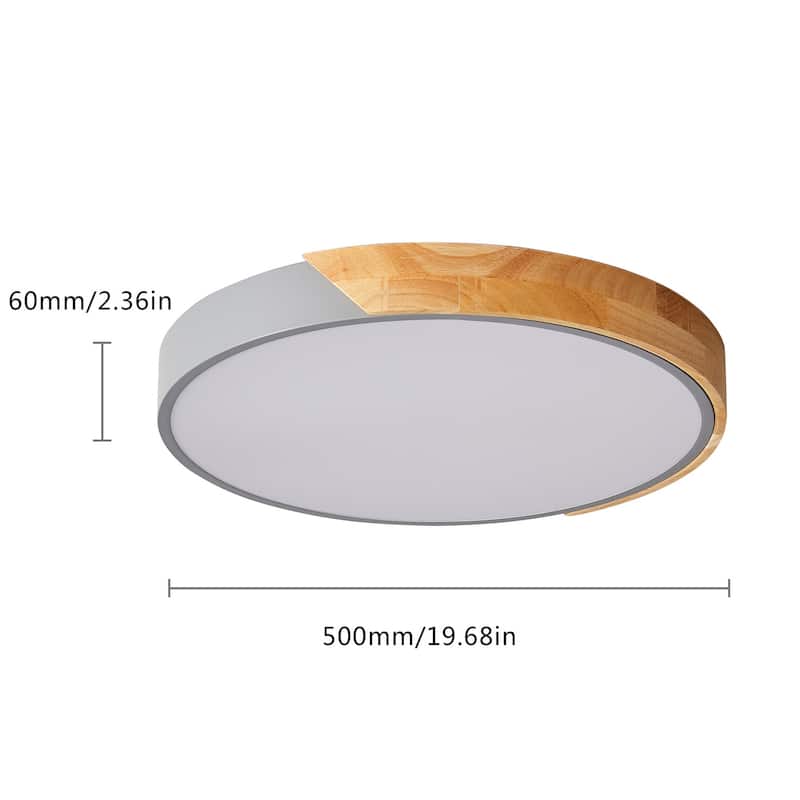 Modern Simple Circle LED Flush Mount Ceiling Light Fixture