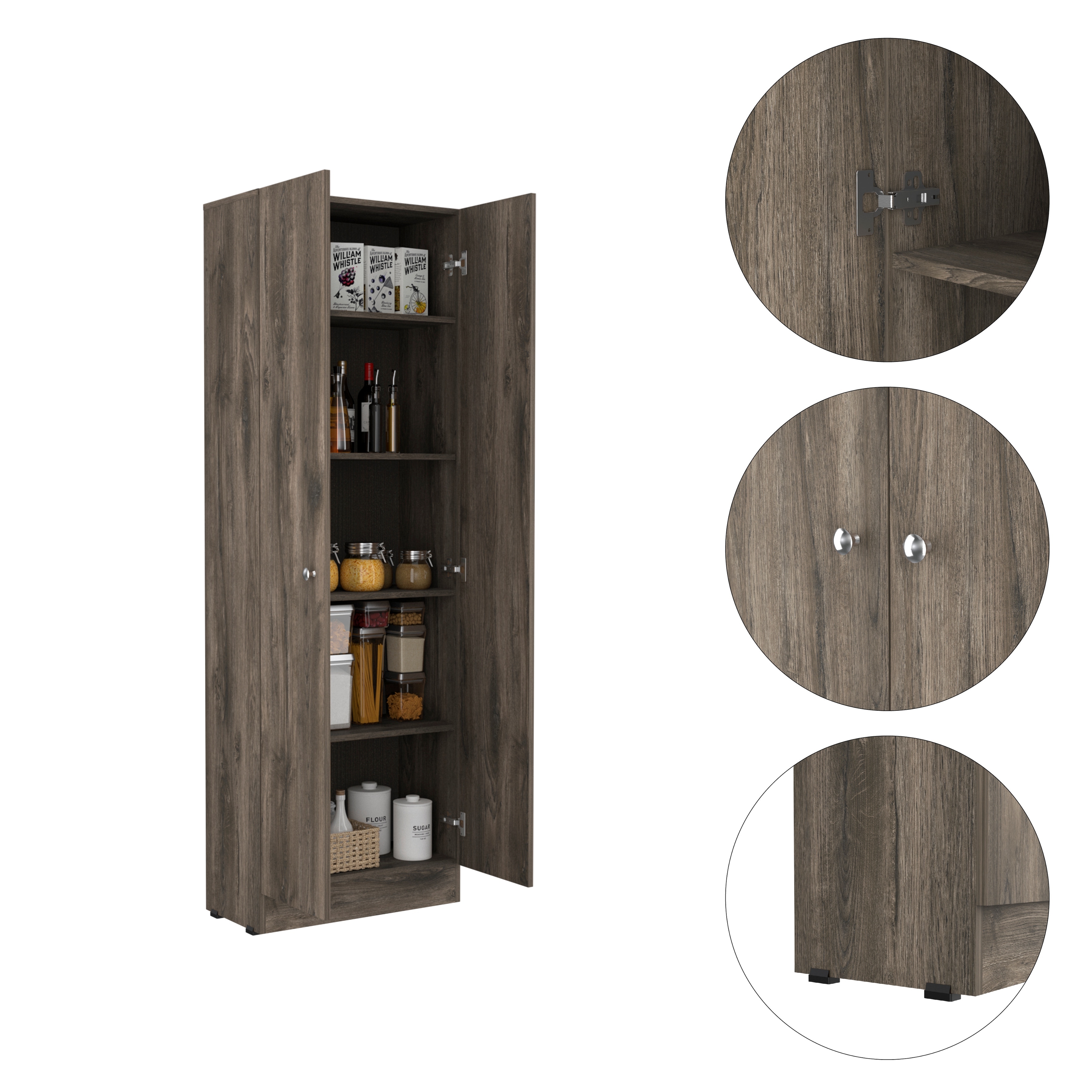 Single door shop pantry cabinet
