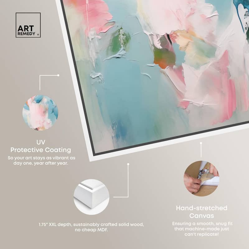 Neon Breeze II Canvas by Art Remedy