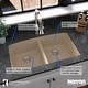 preview thumbnail 21 of 50, Karran Undermount Quartz Double Bowl Kitchen Sink
