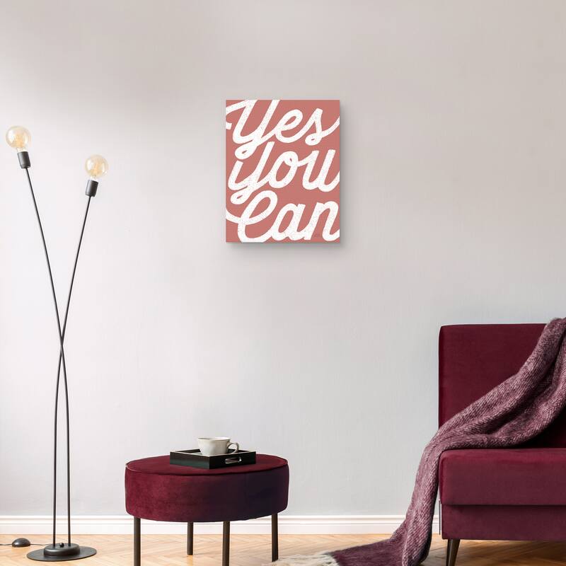 Positivity V Canvas Art Print