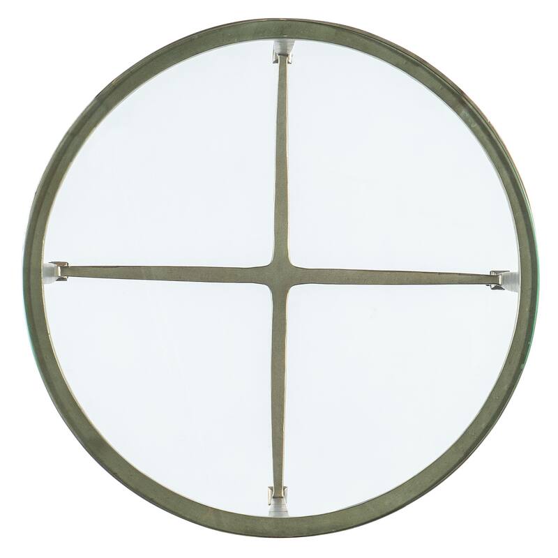 Hooker Furniture M14-80113-95 Cora 24" Diameter Glass Top Iron End