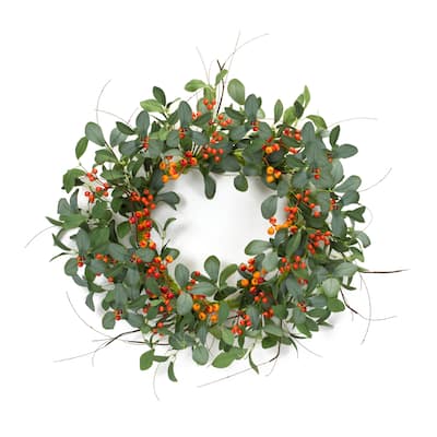 Foliage and Berry Wreath