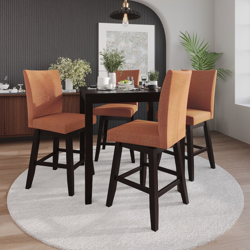 CraftPorch Minimalist Swivel Counter Dining Set