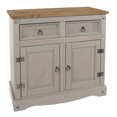 35" Wood Buffet Sideboard Corona Collection | Furniture Dash