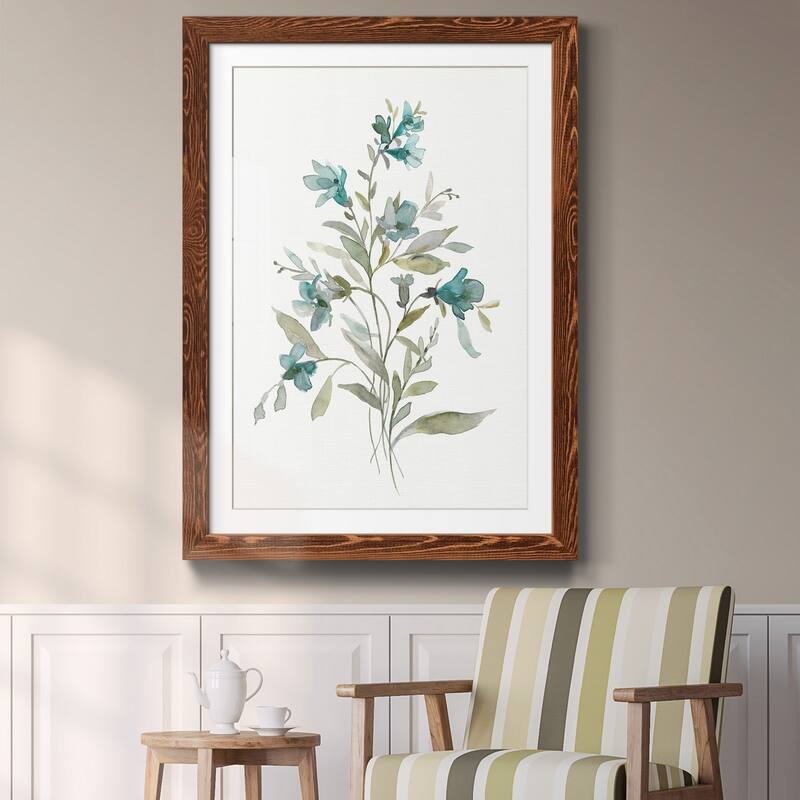 Linen Botanical III-Premium Framed Print - Ready to Hang