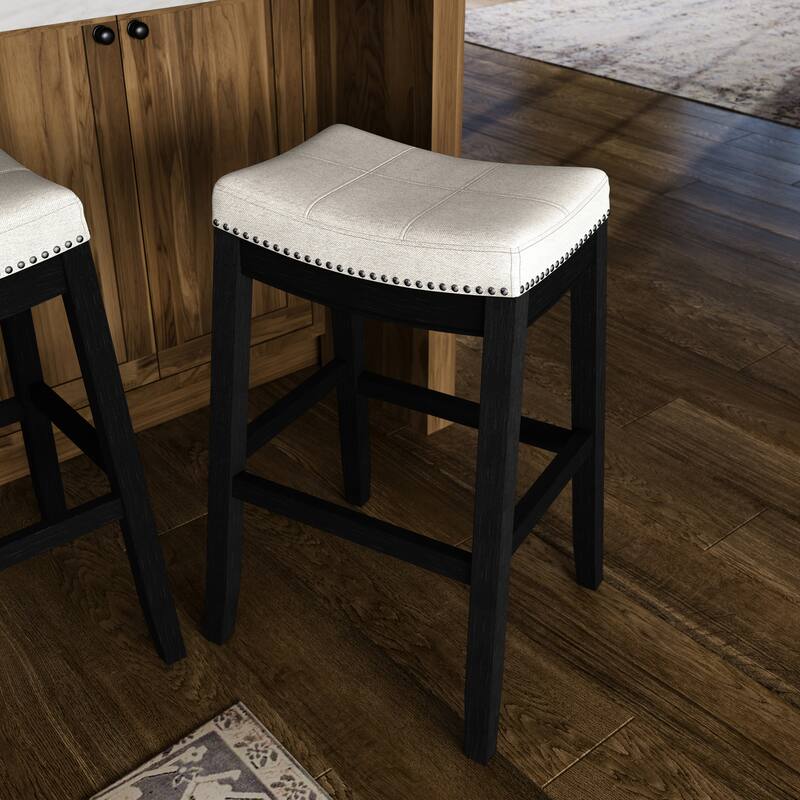 Maven Lane Sophia Saddle Kitchen Dining Stool