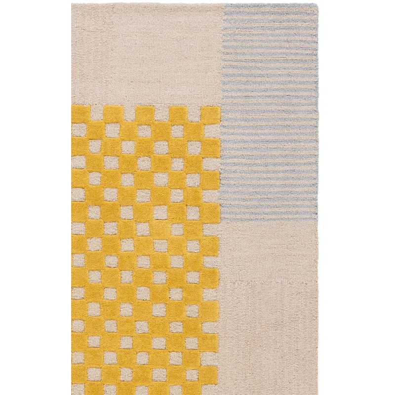 SAFAVIEH Handmade Genre Kiek Checkered Wool Rug