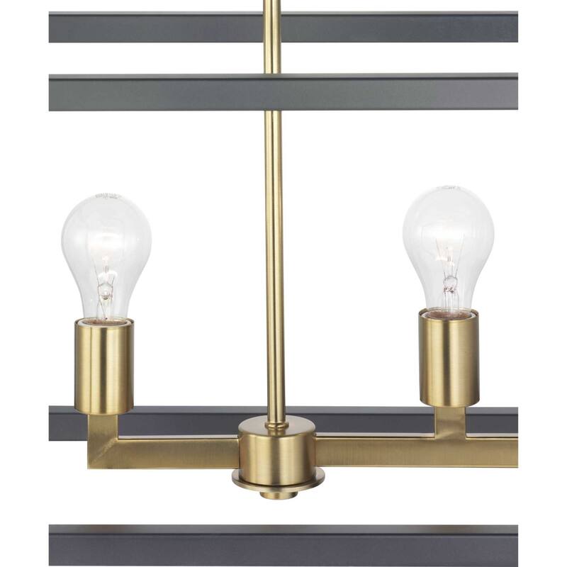 Progress Lighting Blakely 4 Light 41" Wide Linear Chandelier