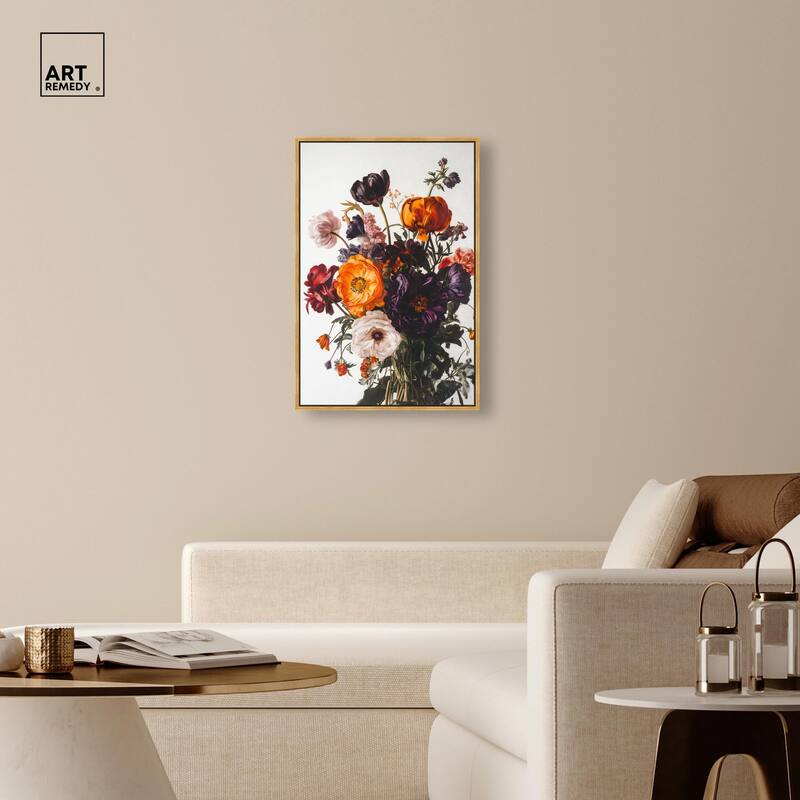 Regal Rose Riot I Canvas by Art Remedy
