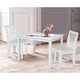 preview thumbnail 15 of 22, Juvenile Mission Table and Chair Set - 3 Piece White 3 Piece Set