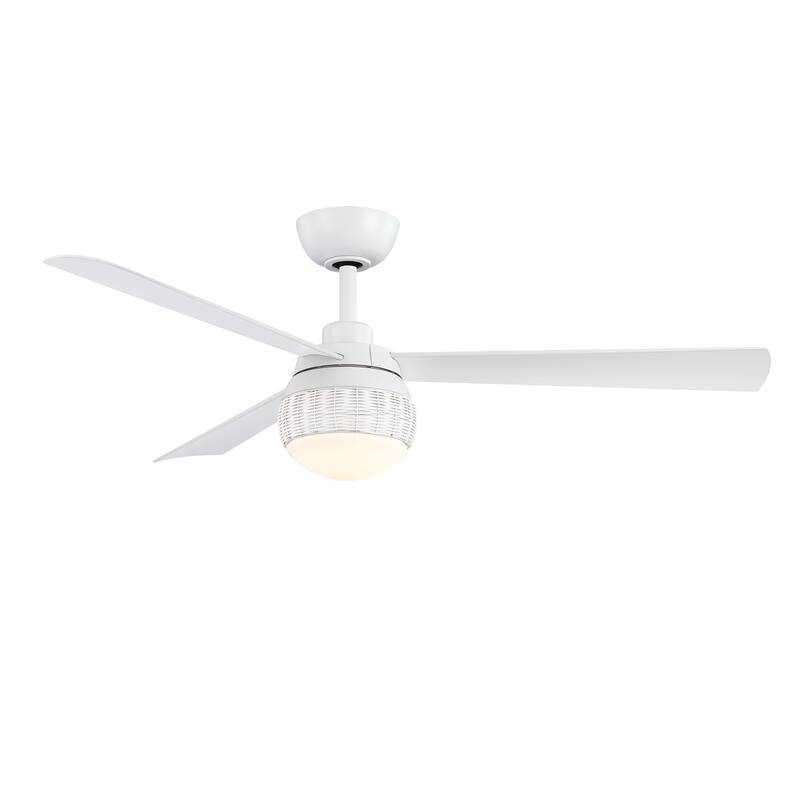 Paget 52 inch Indoor/Outdoor Smart Ceiling Fan with LED Light Kit and Remote