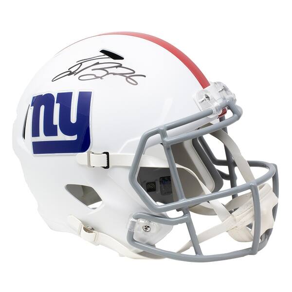 Shop Saquon Barkley Signed Giants Full Size Matte White Spd Rep