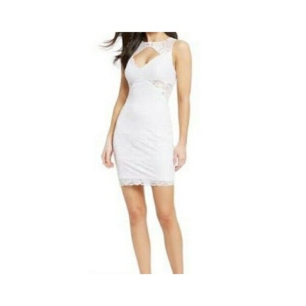 white guess dress