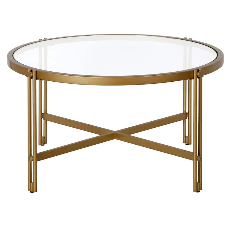 Inez 32" Wide Round Coffee Table