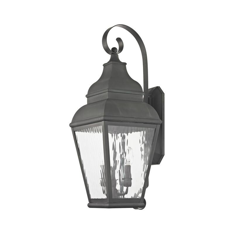 Livex Lighting Exeter 3 Light 28" High Outdoor Wall Sconce