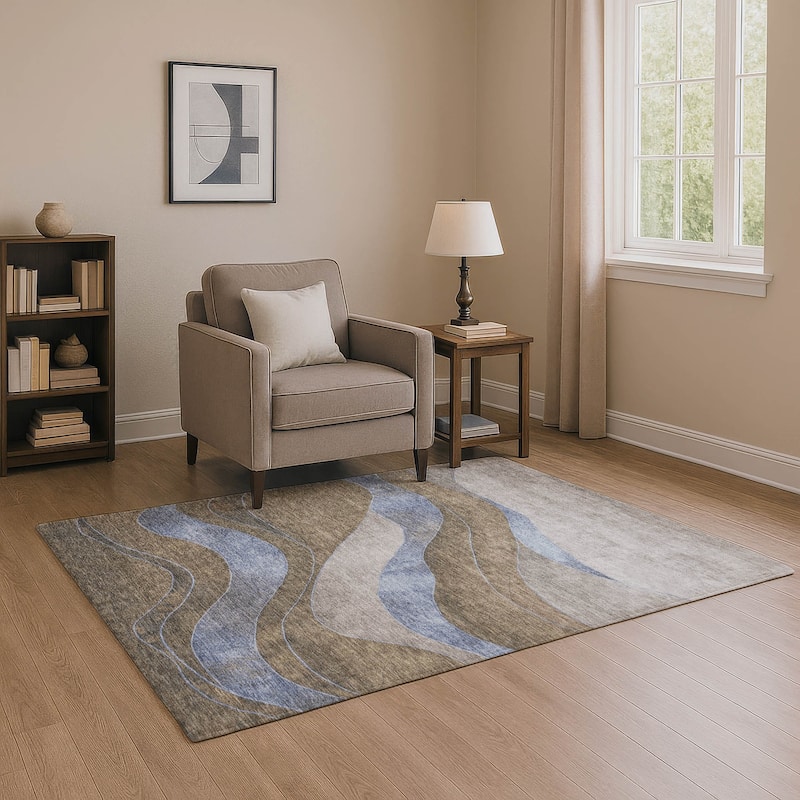 Premium Washable Super Soft Mayfield Rug - Taupe - 10' x 14'