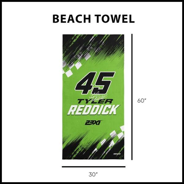 dimension image slide 14 of 19, NASCAR Simple Speed Beach Towel