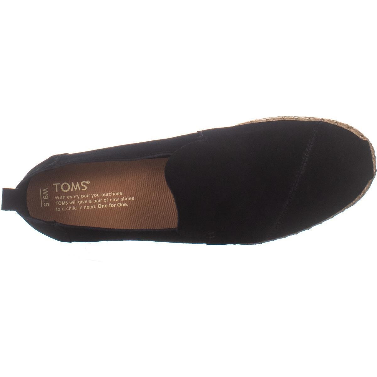 toms deconstructed alpargata black