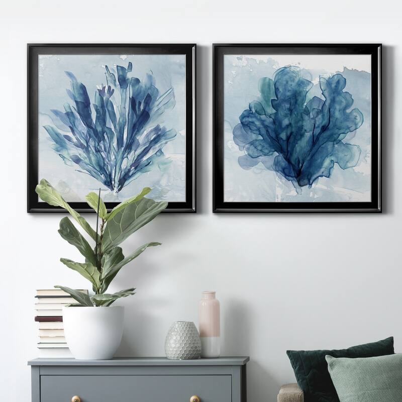 Coastal Coral I-Premium Framed Canvas - Ready to Hang - Multi-Color