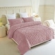 preview thumbnail 13 of 49, 3-Piece Fluffy Sherpa Comforter Set Tufted Bedding Comforter Set
