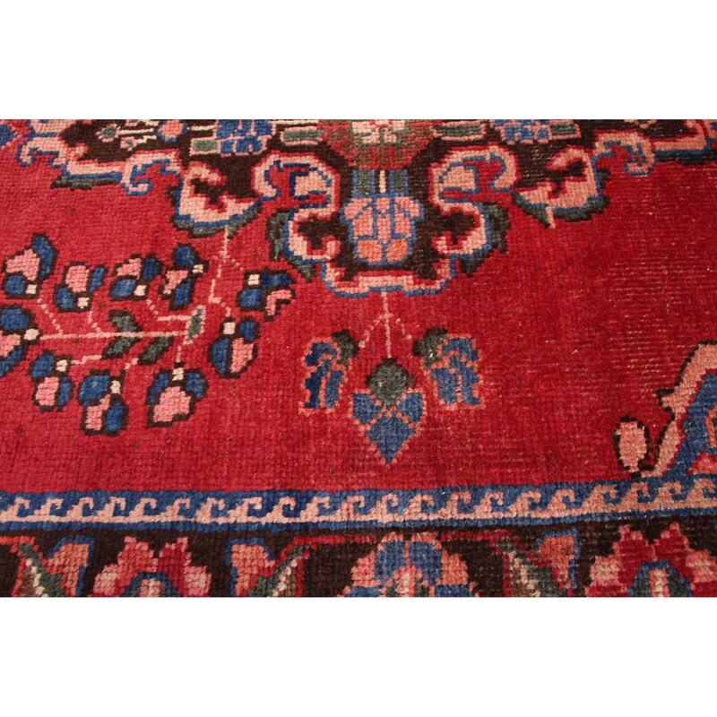 ECARPETGALLERY Hand-knotted Andelz Red Wool Rug - 3'8 x 9'9