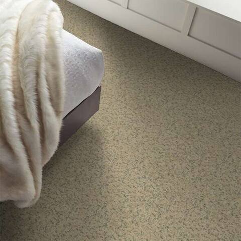 Make Your Mark Khaki Luxurious Pet Friendly Bound Carpet Rug
