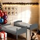 preview thumbnail 18 of 29, Modern Style Twin/Twin Bunk Bed with Arched Headboard and Angled Ladder